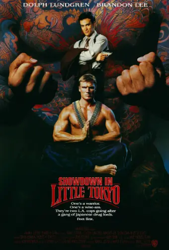 Showdown in Little Tokyo action poster.